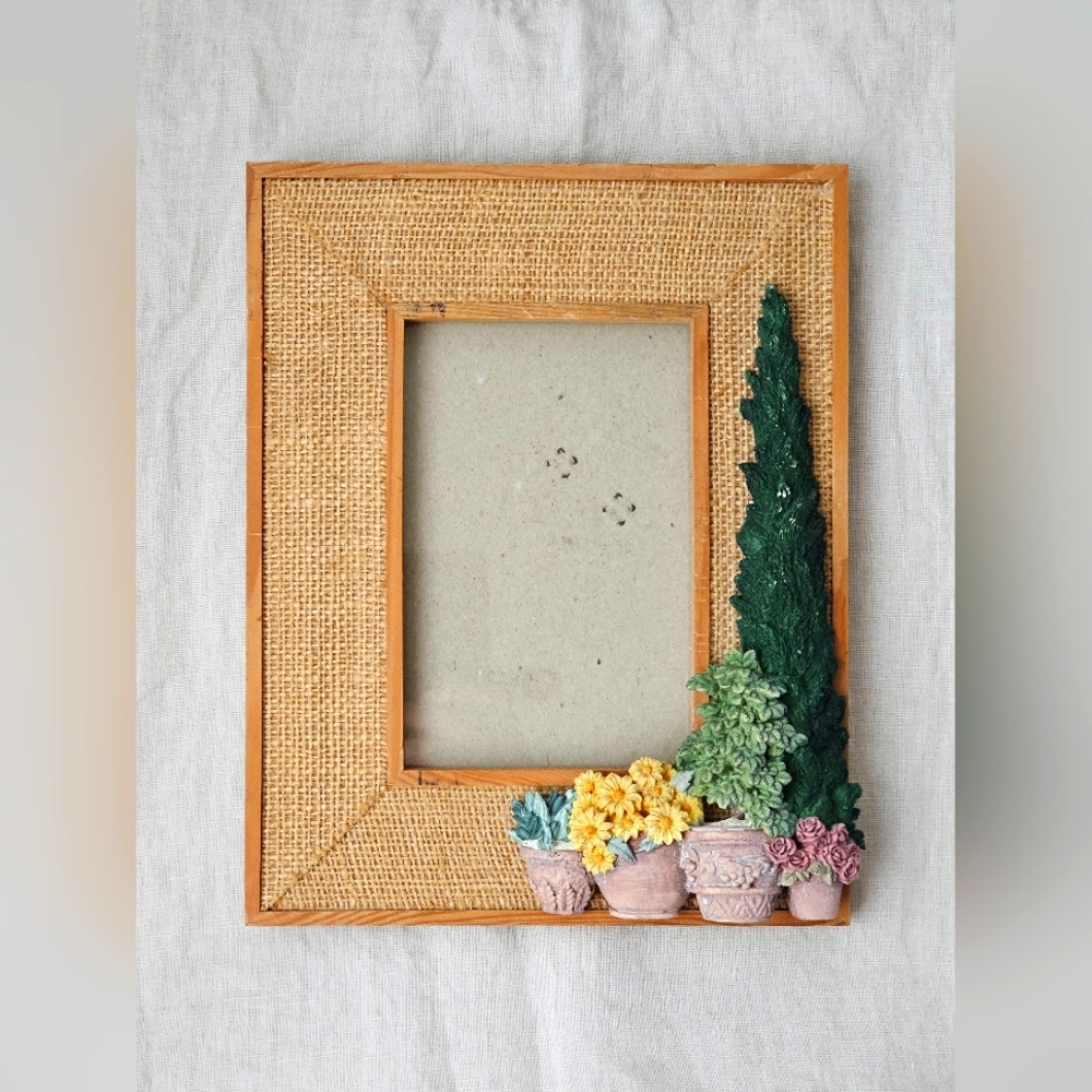 Vintage Boho Photo Frame Garden Theme